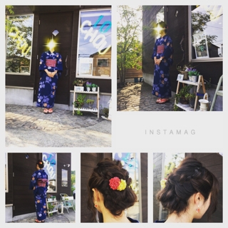 浴衣着付け&ヘアアレンジ