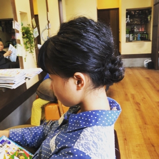 キッズヘアアレンジ